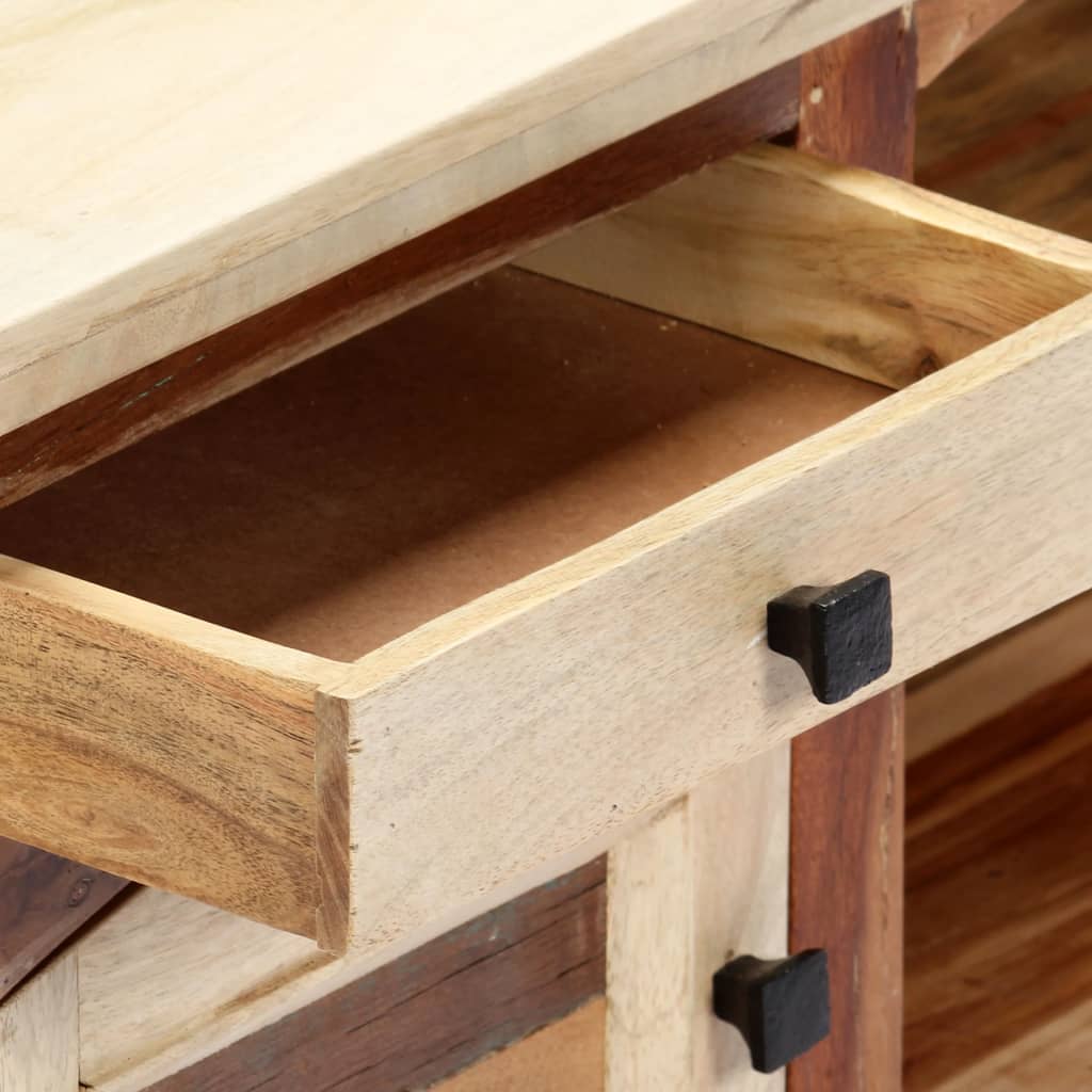 Móvel de TV 120x30x40 cm madeira recuperada maciça