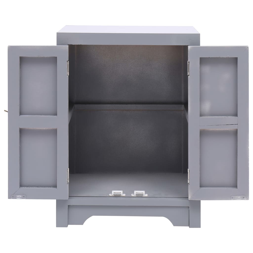 Mesa de cabeceira 38x28x52 cm madeira de paulownia branco