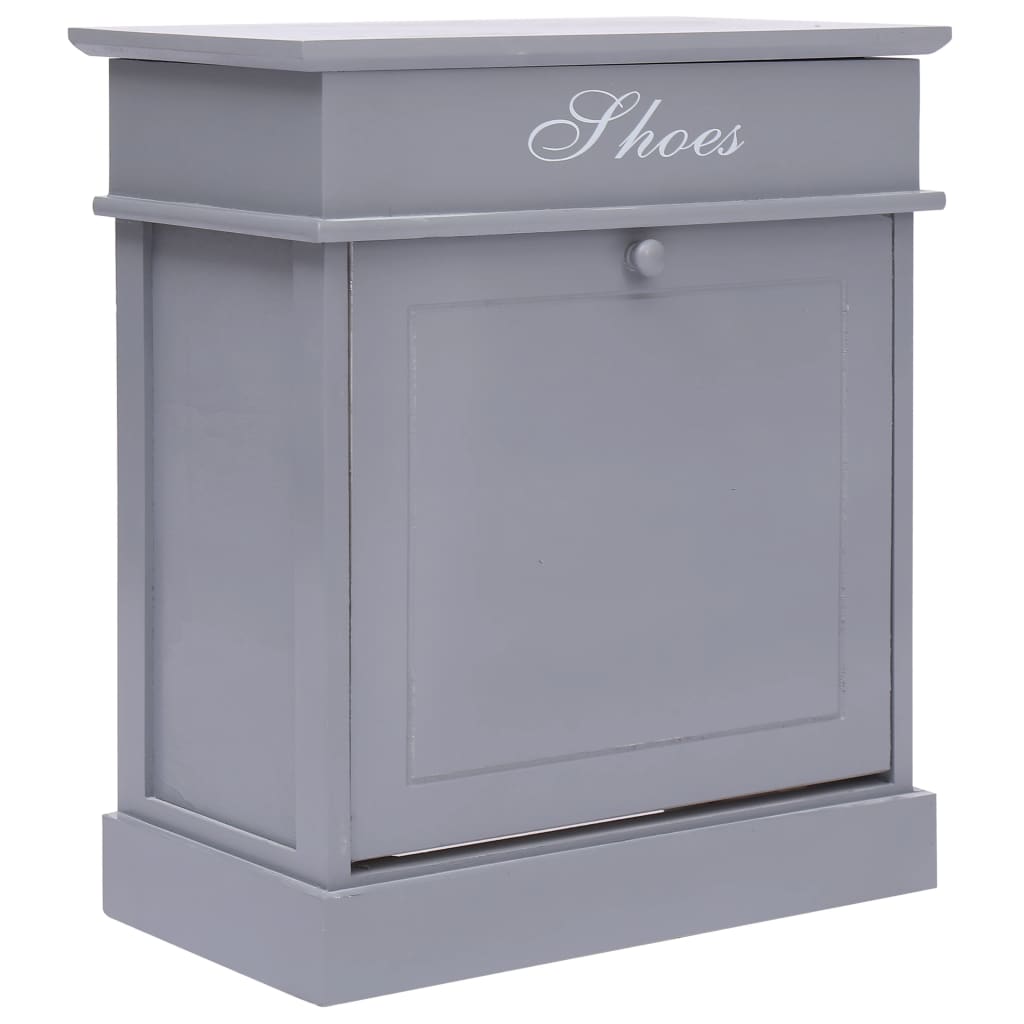 Sapateira 50x28x58 cm madeira de paulownia branco