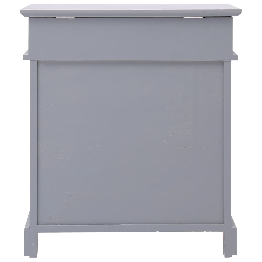 Sapateira 50x28x58 cm madeira de paulownia branco