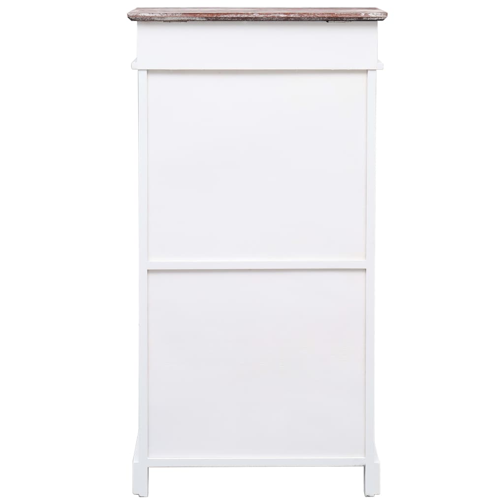Sapateira 50x28x98 cm madeira de paulownia branco
