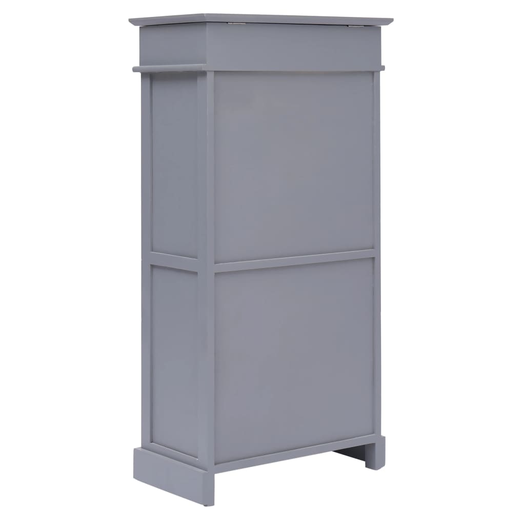 Sapateira 50x28x98 cm madeira de paulownia branco