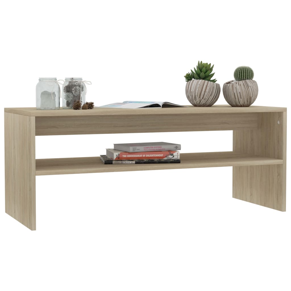 Mesa de centro 100x40x40 cm derivados de madeira branco