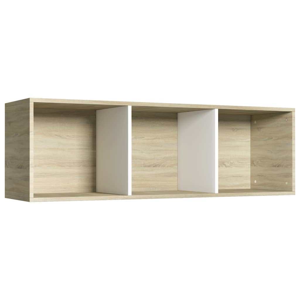 Estante/móvel de TV 36x30x114 cm derivados de madeira branco