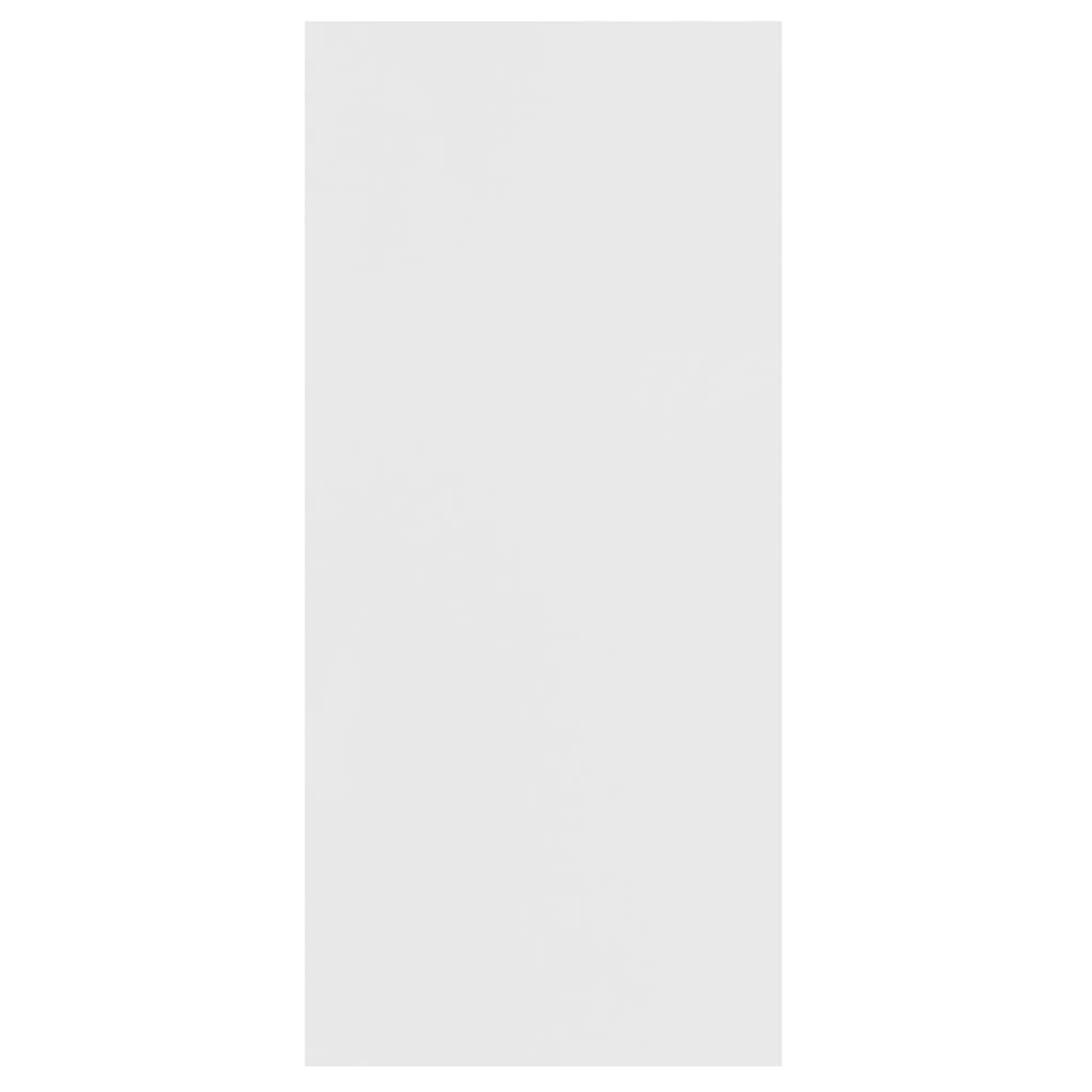 Estante/aparador derivados de madeira branco brilhante