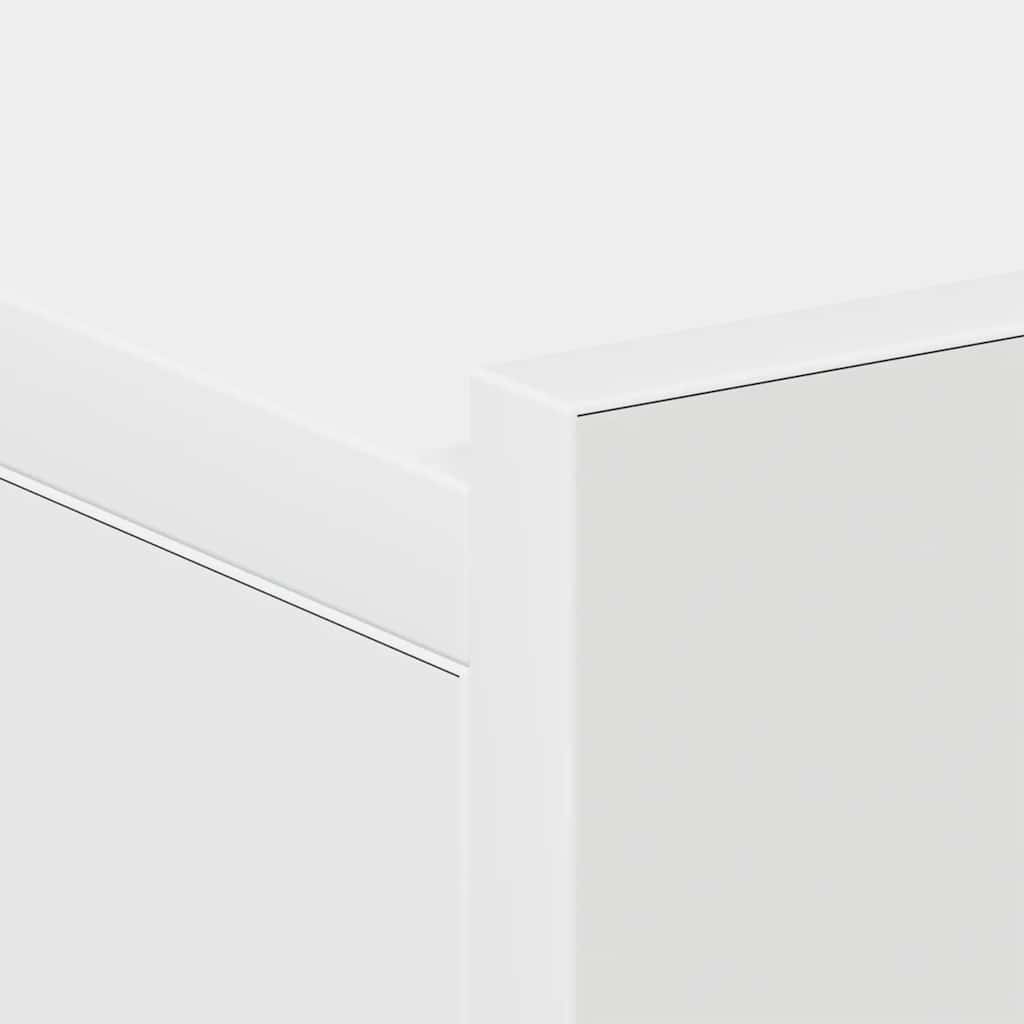 Mesa de cabeceira suspensa 40x30x15 cm derivados madeira branco