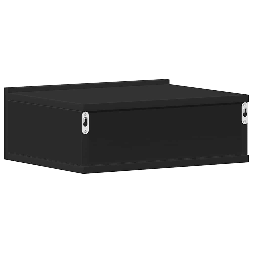 Mesa de cabeceira suspensa 40x30x15 cm derivados madeira branco