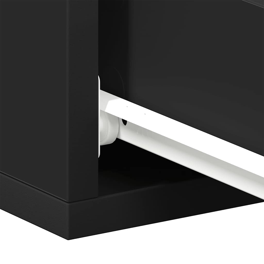 Mesa de cabeceira suspensa 40x30x15 cm derivados madeira branco