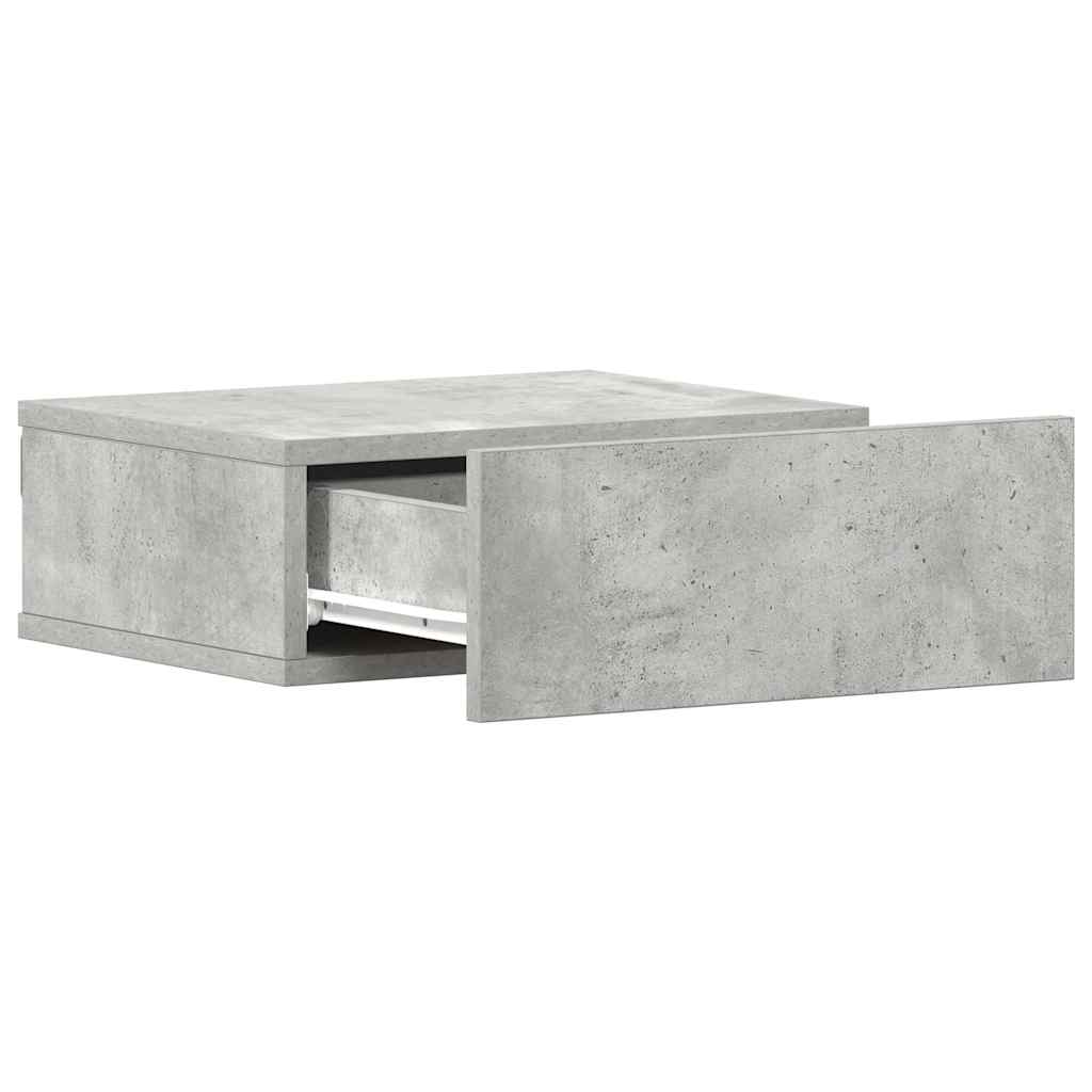 Mesa de cabeceira suspensa 40x30x15 cm derivados madeira branco