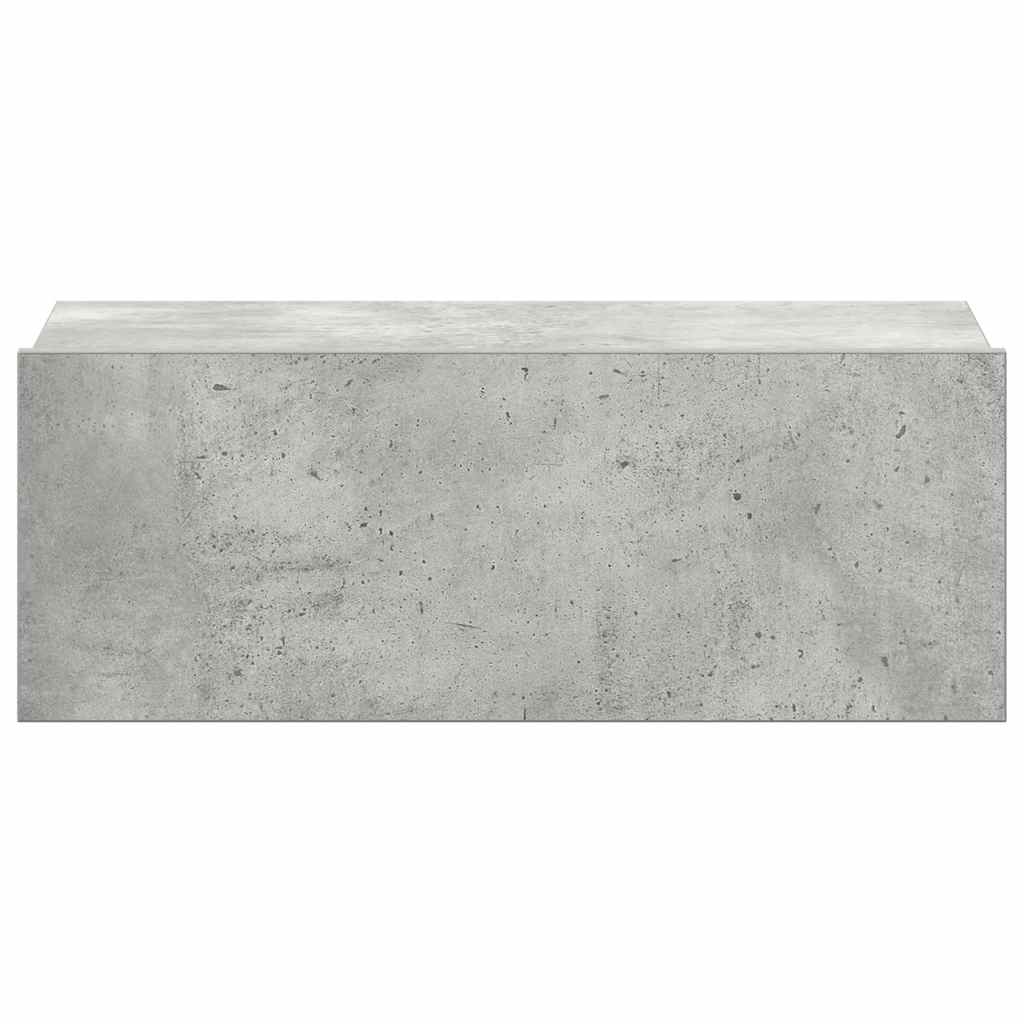 Mesa de cabeceira suspensa 40x30x15 cm derivados madeira branco