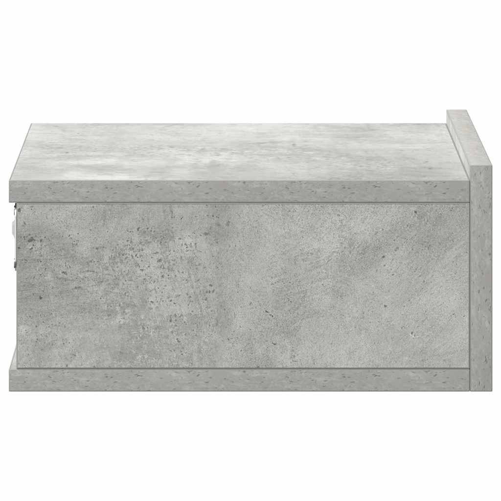 Mesa de cabeceira suspensa 40x30x15 cm derivados madeira branco