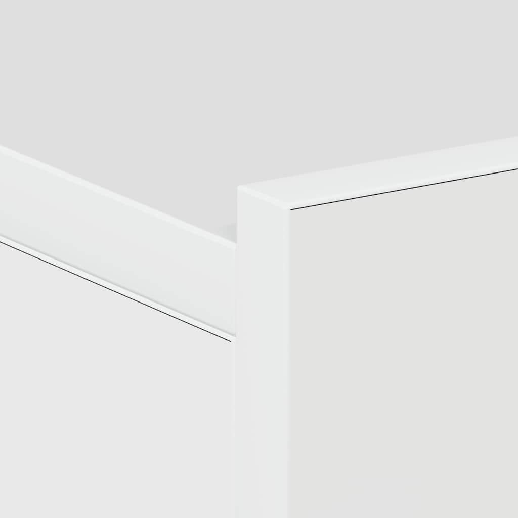 Mesa de cabeceira suspensa 40x30x15 cm derivados madeira branco