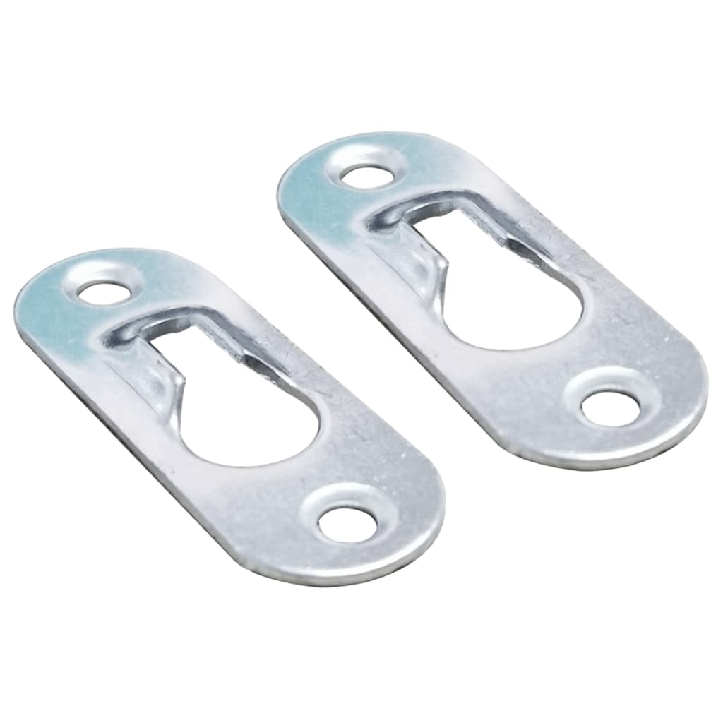 Mesa de cabeceira suspensa 2 pcs 40x30x15 cm cinzento brilhante