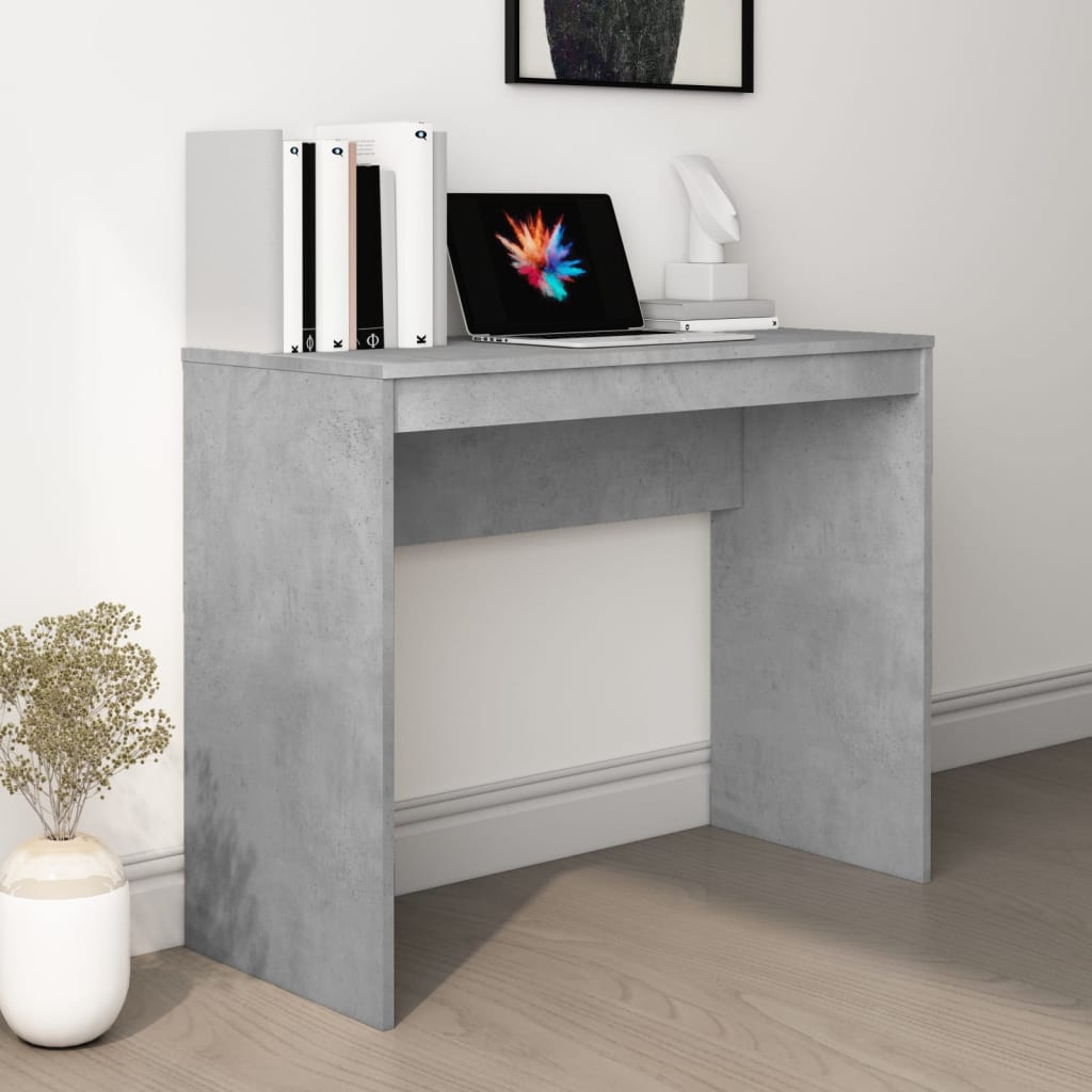 Secretária 90x40x72 cm derivados de madeira branco brilhante