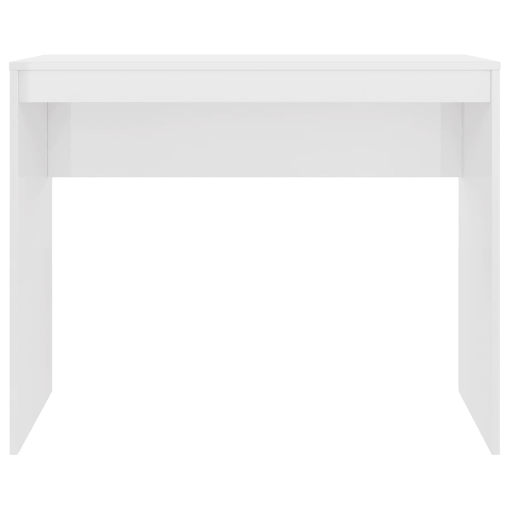 Secretária 90x40x72 cm derivados de madeira branco brilhante