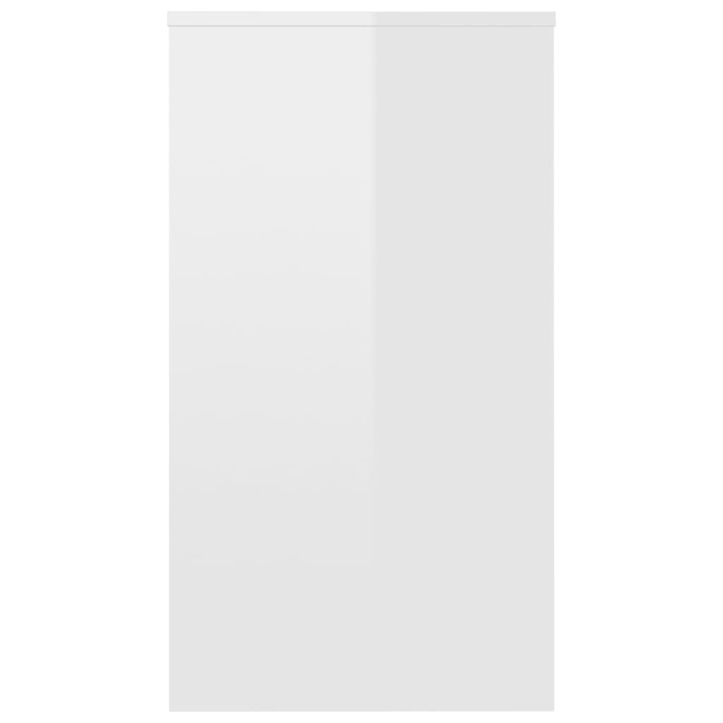 Secretária 90x40x72 cm derivados de madeira branco brilhante