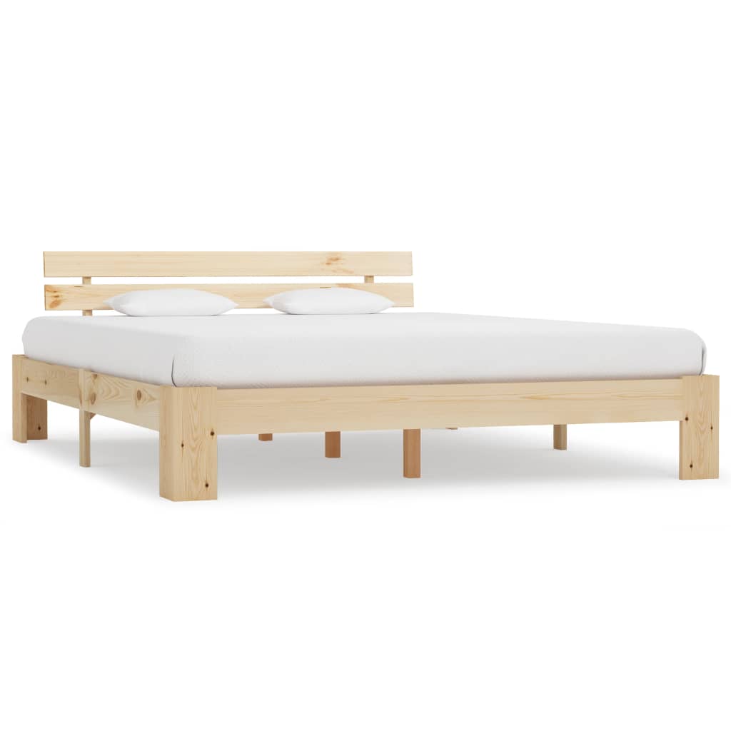 Cama sem colchão 180x200 cm madeira de pinho maciça
