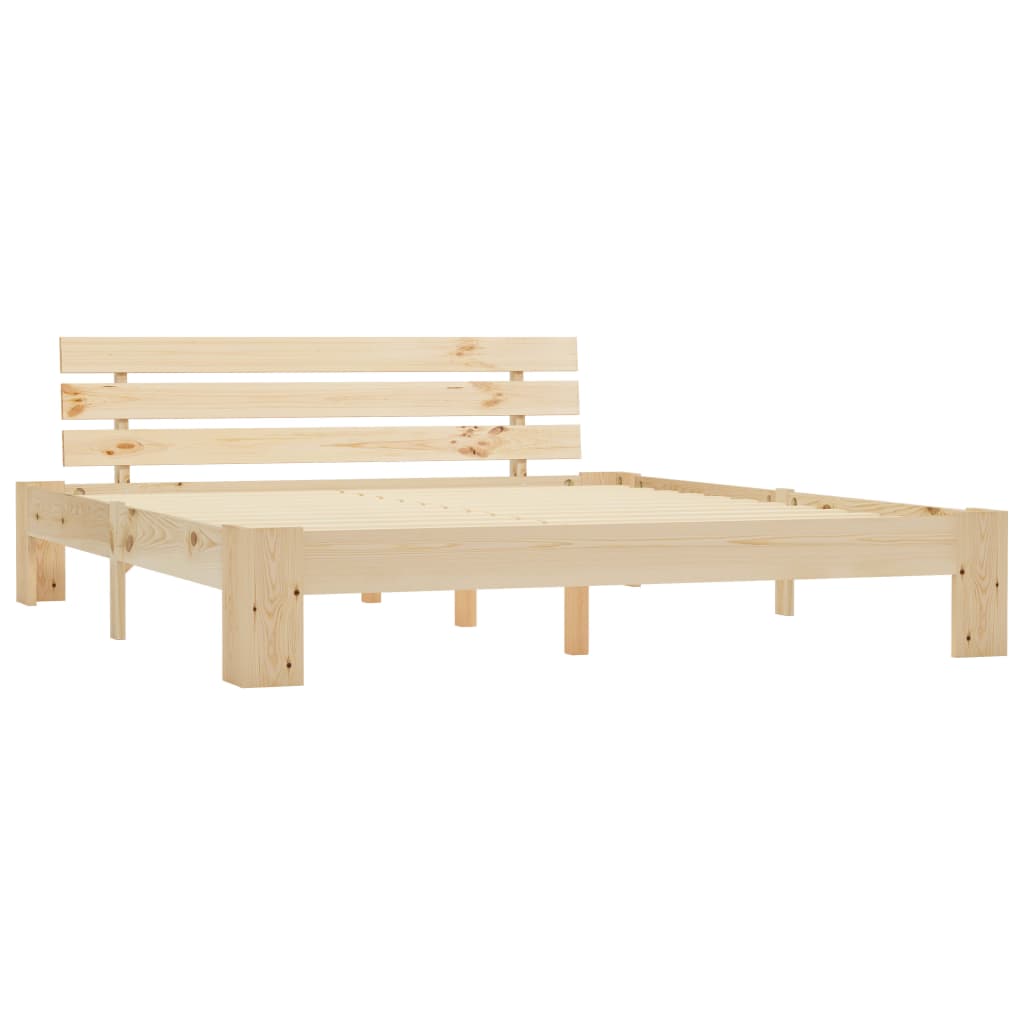 Cama sem colchão 180x200 cm madeira de pinho maciça