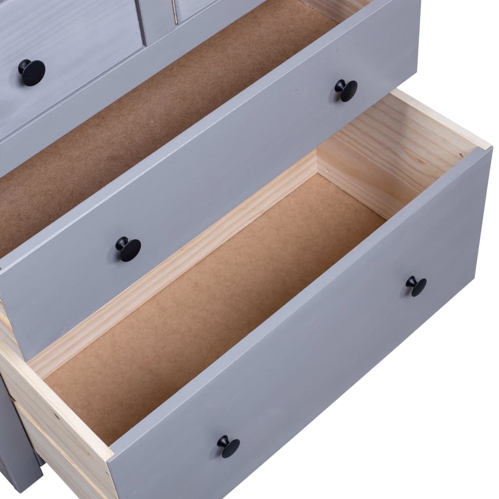 Aparador 80x40x83 cm madeira de pinho Panama branco