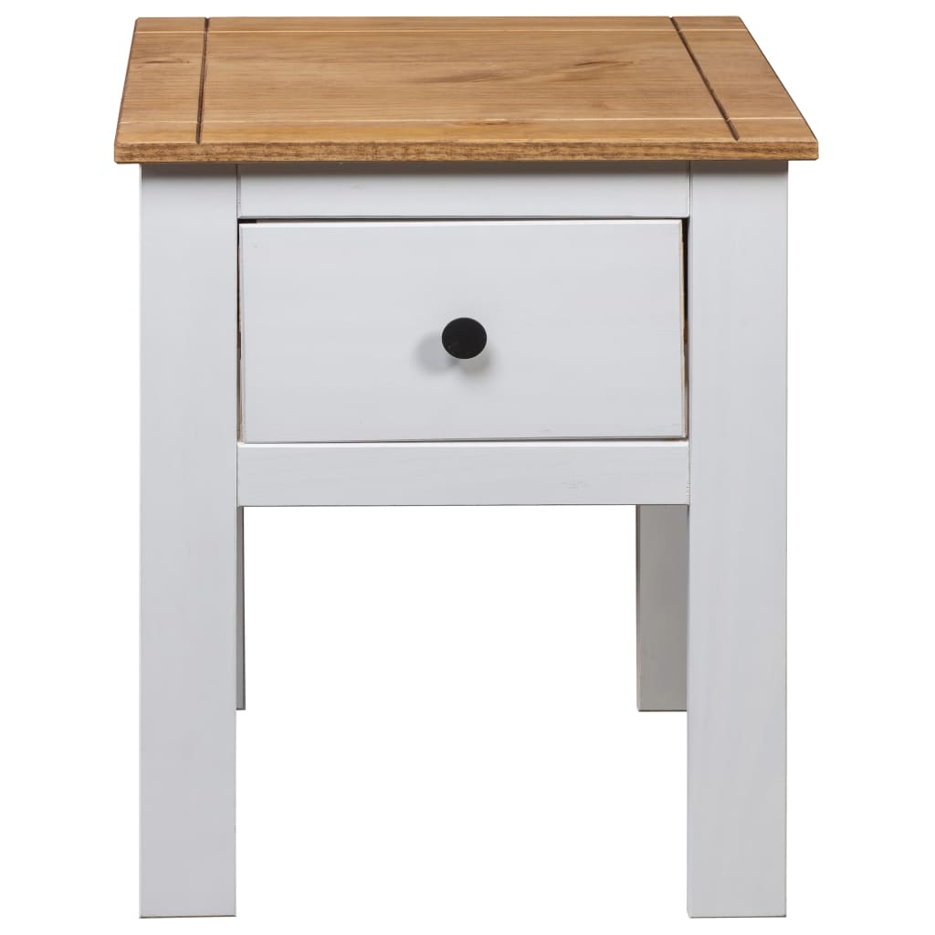 Mesa de cabeceira 46x40x57 cm pinho Panama branco