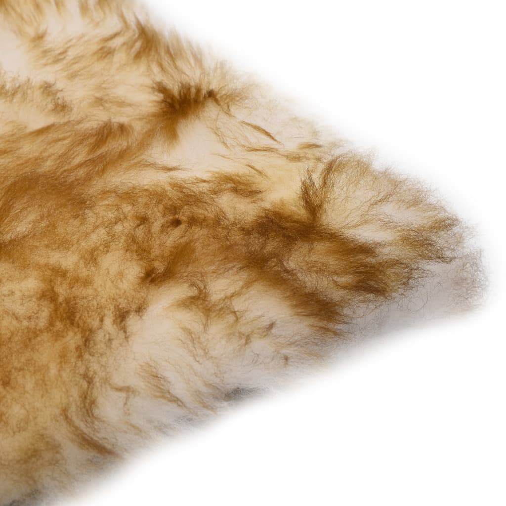 Almofadas p/ cadeira 2 pcs 40x40cm pele carneiro genuína branca