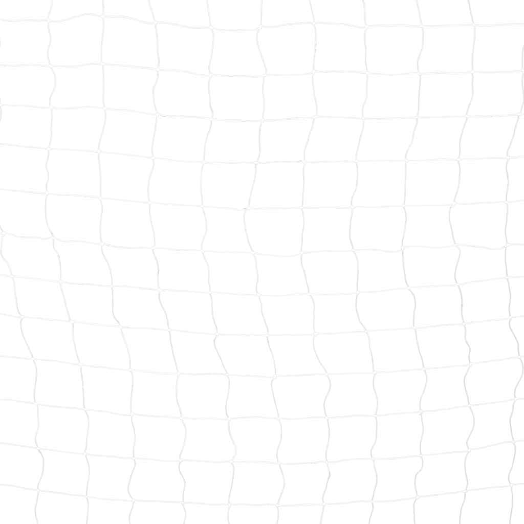 Baliza de futebol 300x200x90 cm metal preto e branco