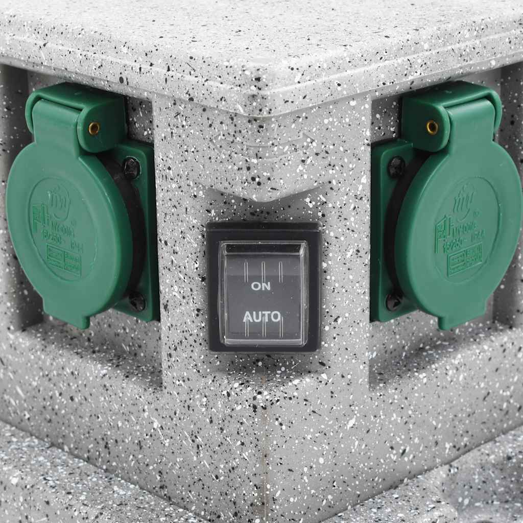 Tomada para jardim com sensor de crepúsculo plástico