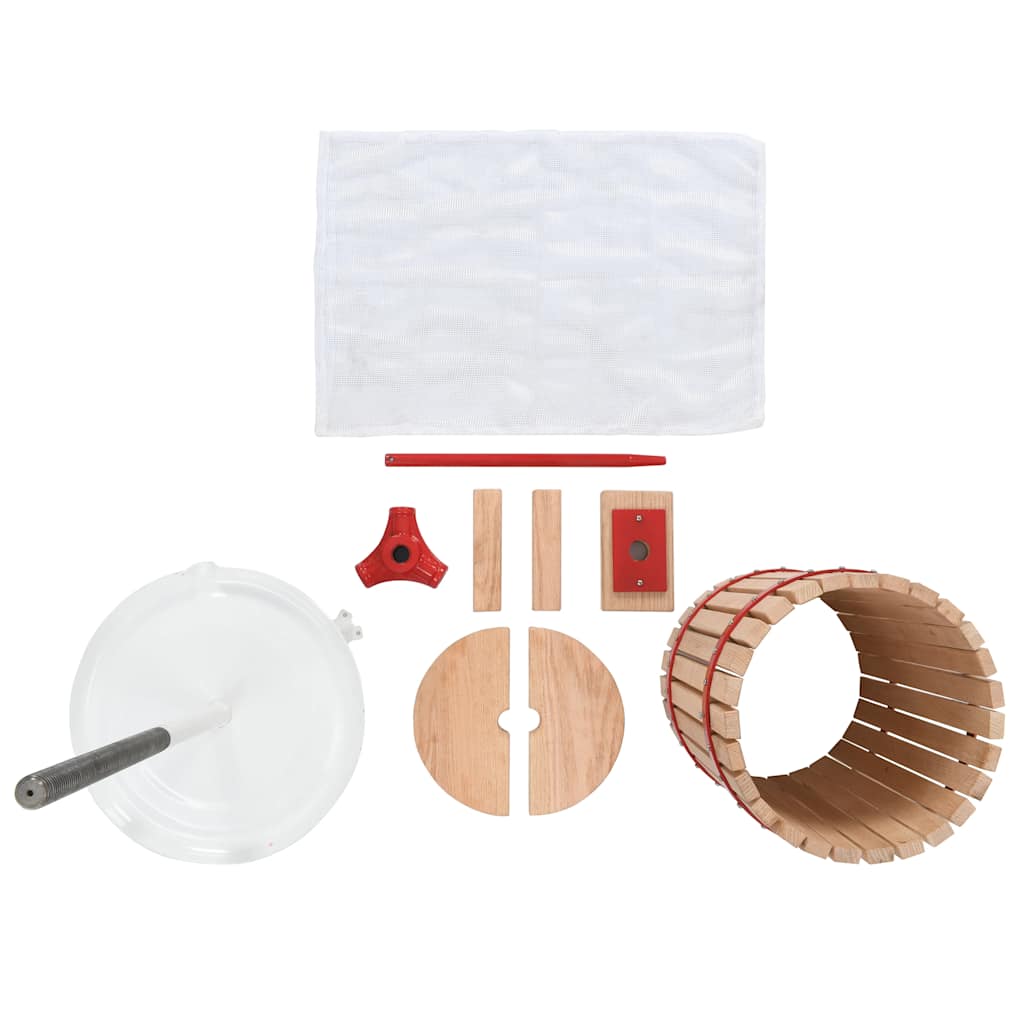 2 pcs conjunto de prensa e triturador de fruta e vinho