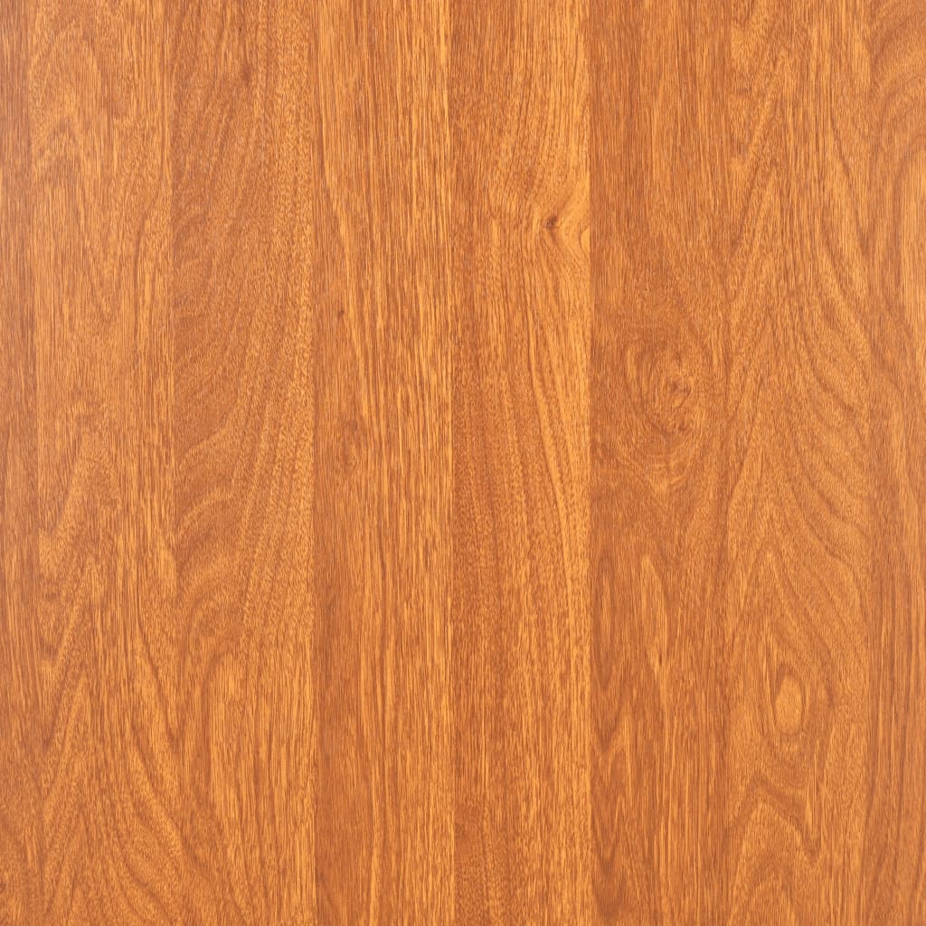 7 pcs conjunto de jantar em MDF e aço castanho