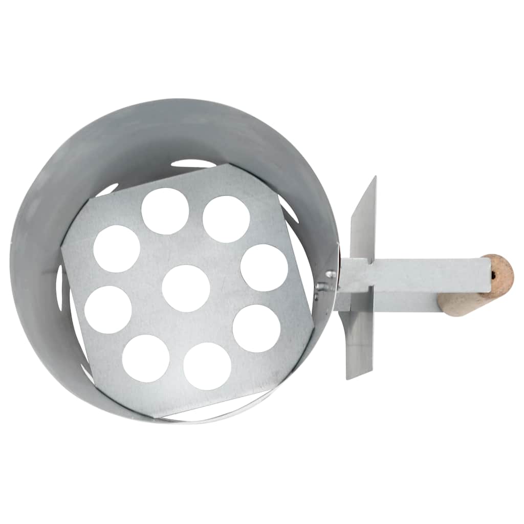 Chaminé de acender carvão p/ churrasqueiras aço galvanizado