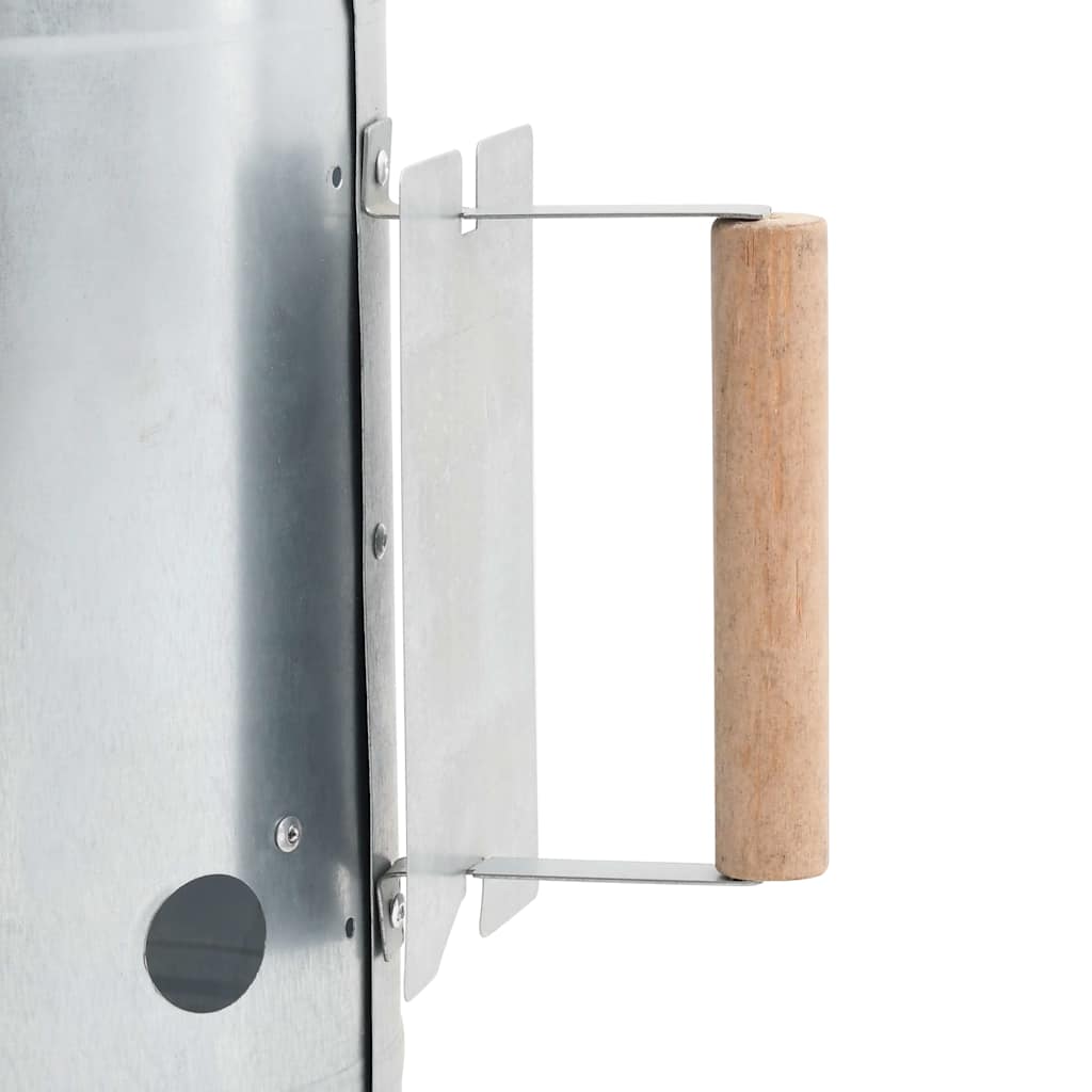 Chaminé de acender carvão p/ churrasqueiras aço galvanizado