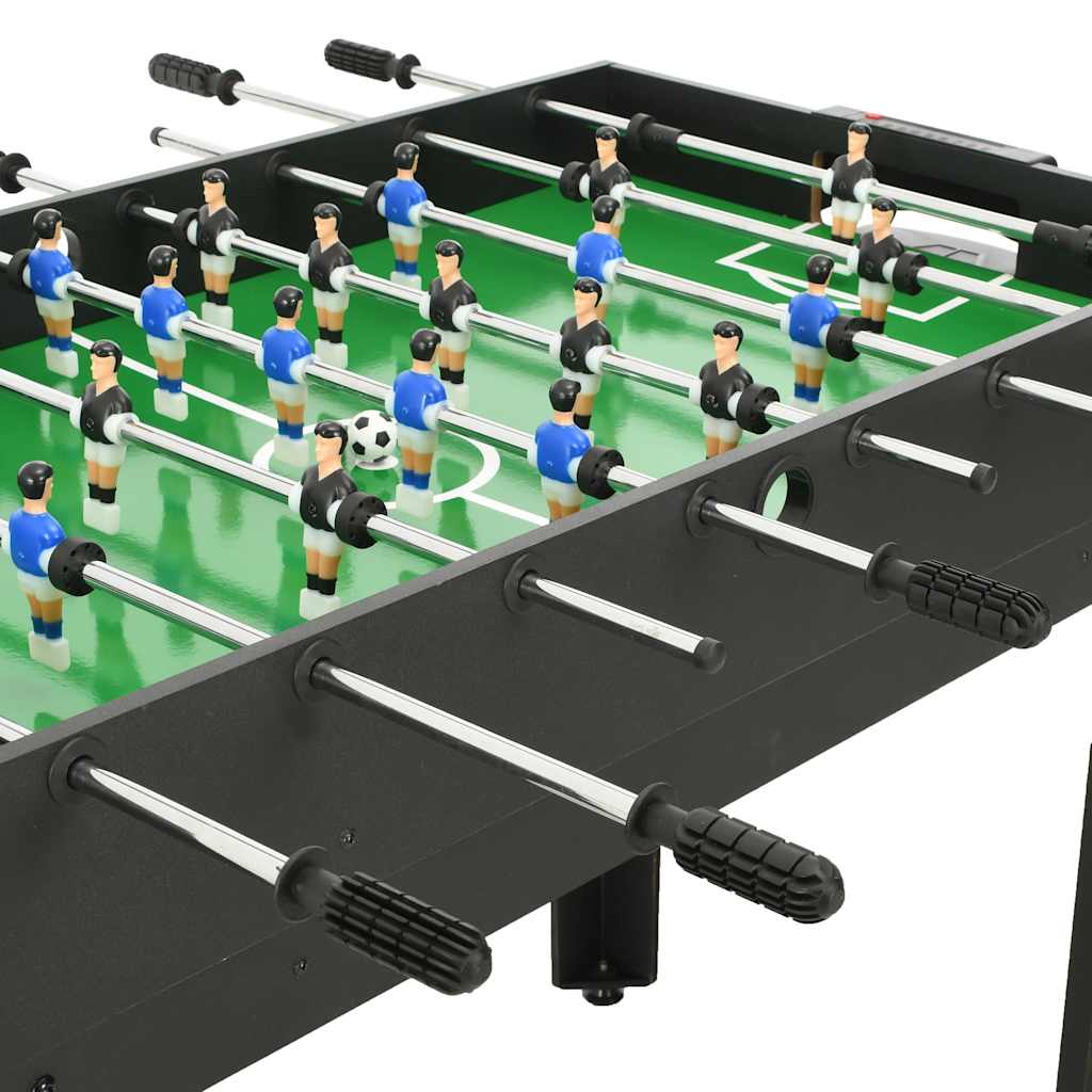 Mesa de jogos 15-em-1 121x61x82 cm cor preto