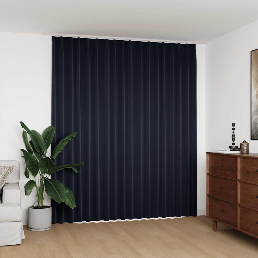 Cortina blackout com ganchos 290x245 cm antracite