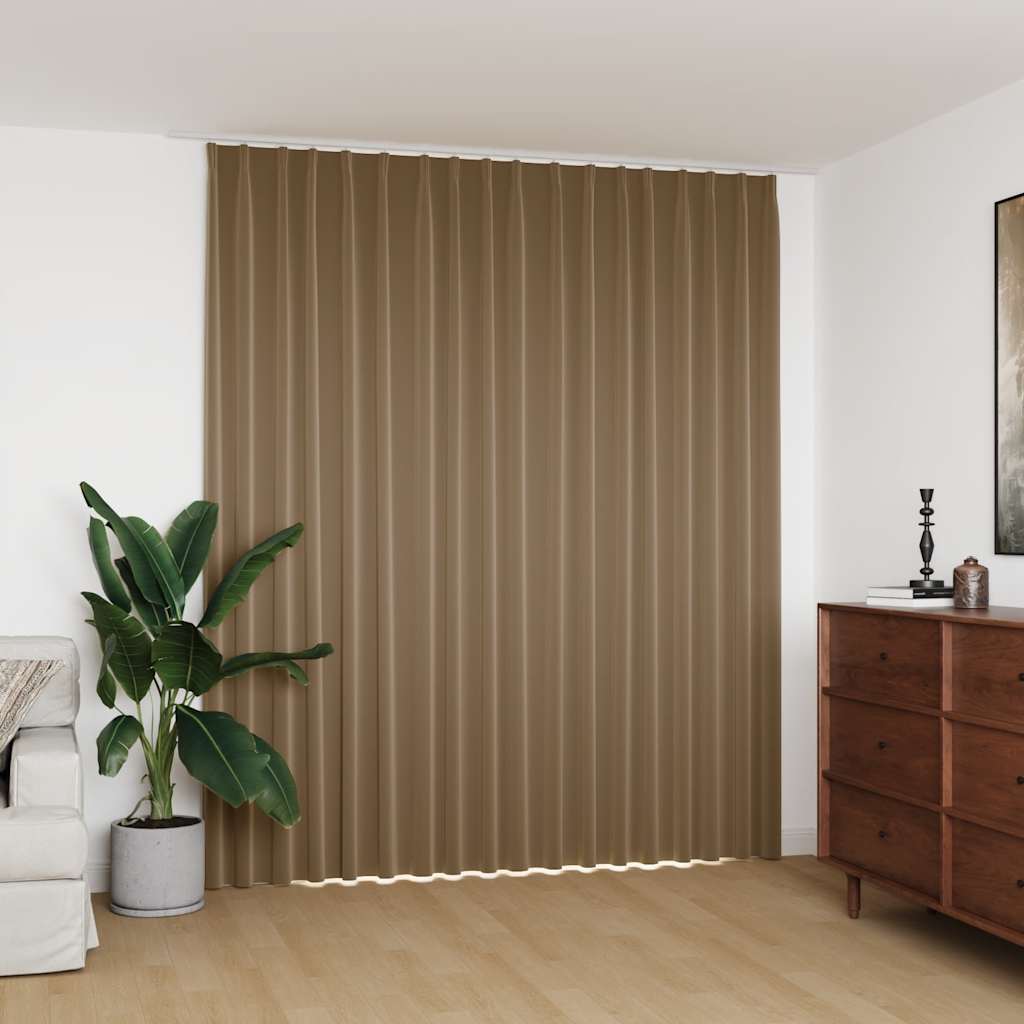 Cortina blackout com ganchos 290x245 cm antracite