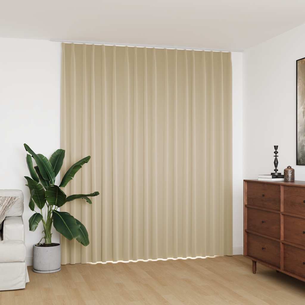 Cortina blackout com ganchos 290x245 cm antracite