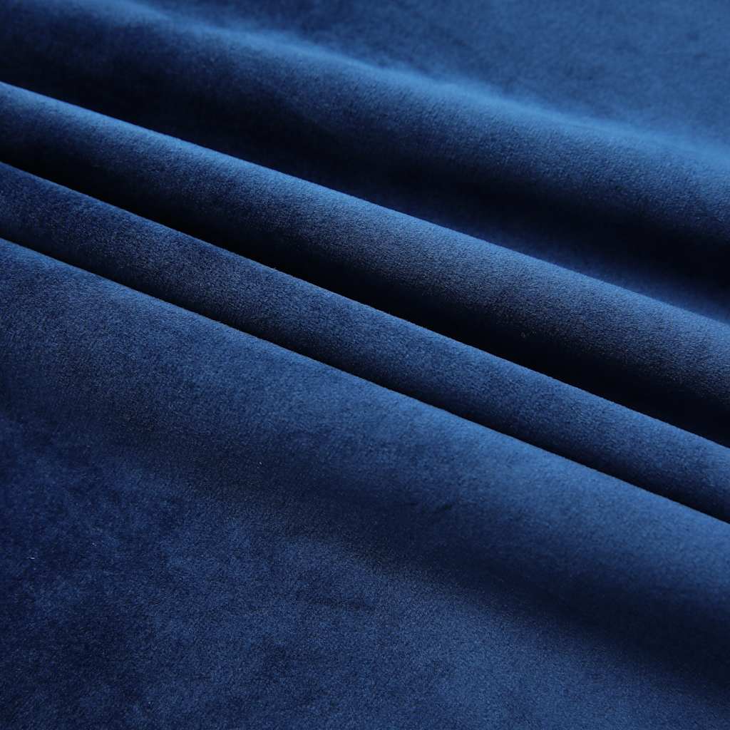 Cortinas blackout com ganchos 2 pcs 140x225 cm veludo antracite
