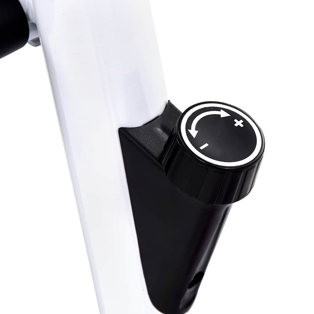 Bicicleta estática com resistência por cinta preto