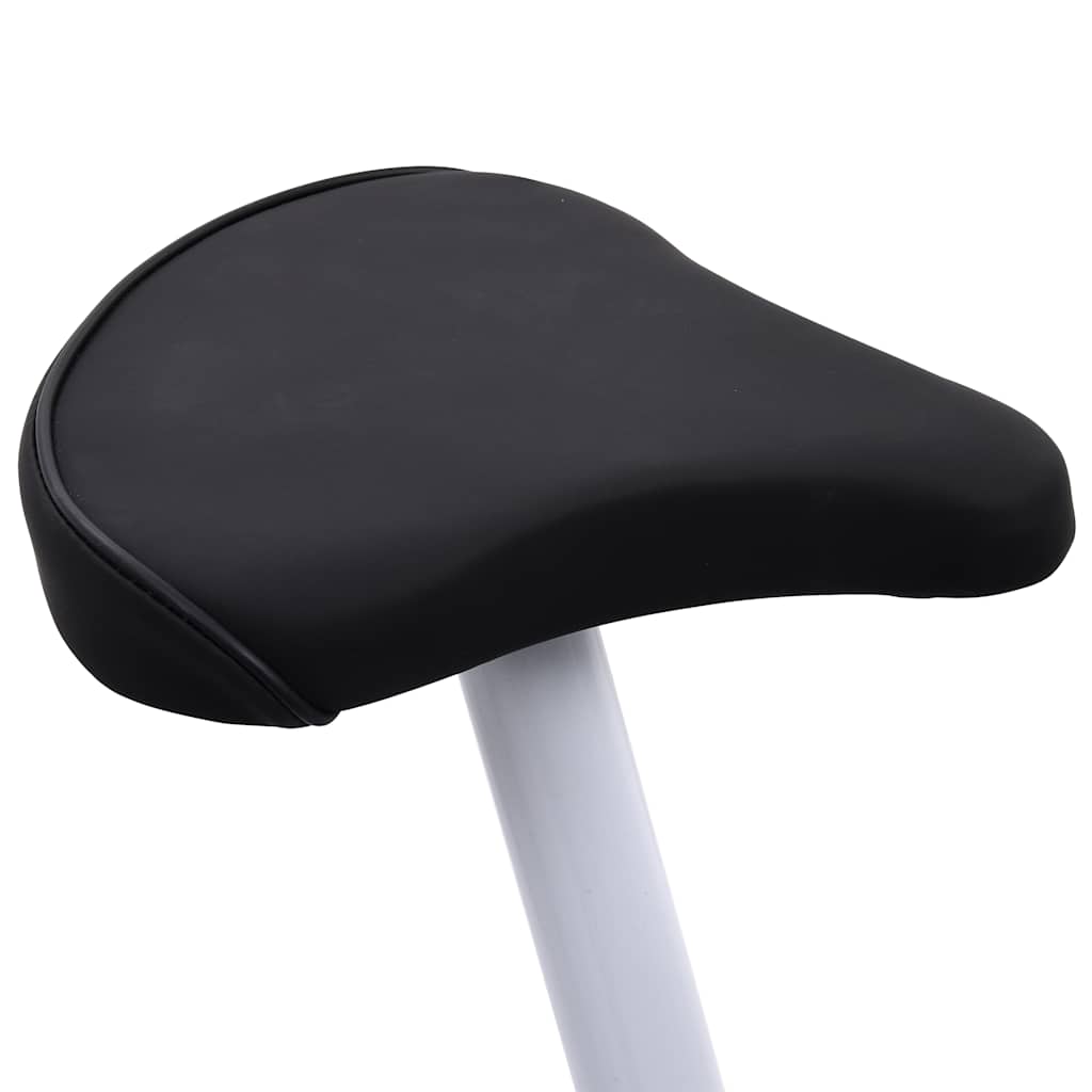 Bicicleta estática com resistência por cinta azul