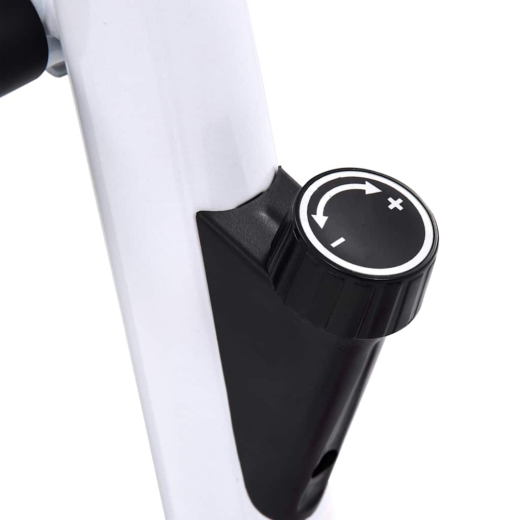 Bicicleta estática com resistência por cinta roxo