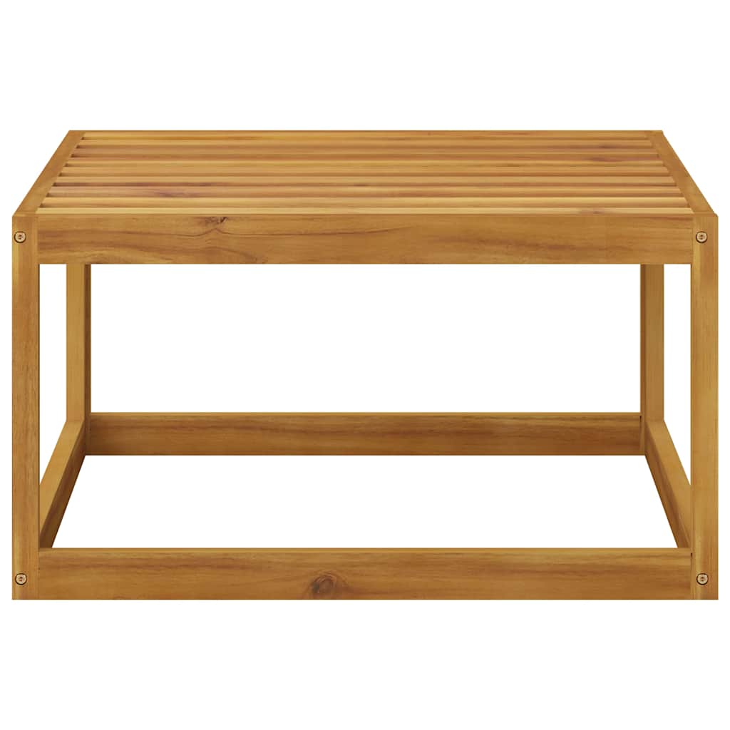 5 pcs conj. lounge jardim c/ almofadões madeira acácia maciça