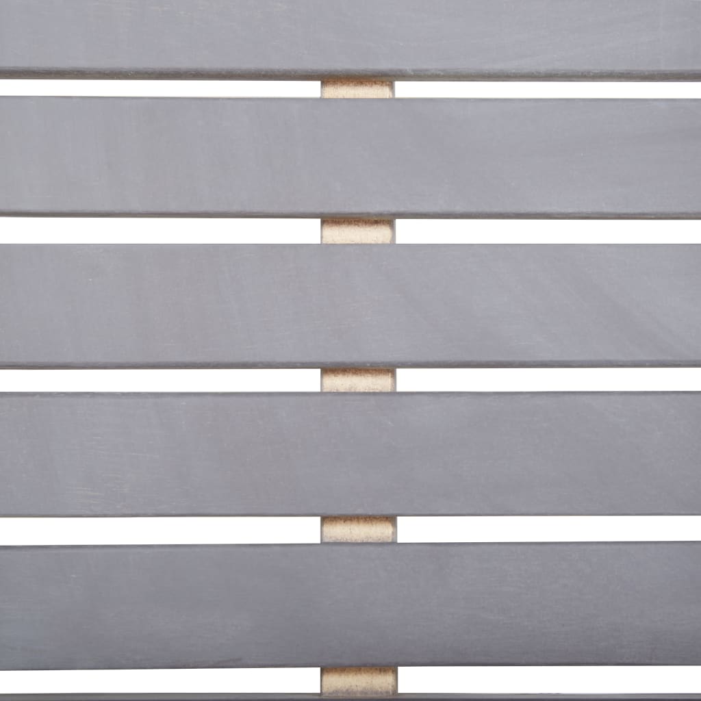 5 pcs conjunto de jantar para exterior acácia maciça cinzento