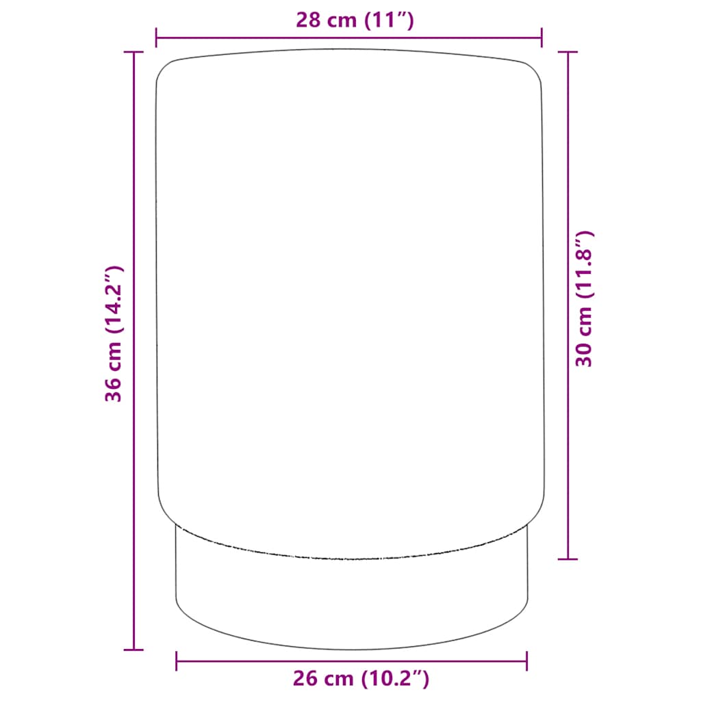 Banco 28 x 36 cm veludo azul-claro e dourado
