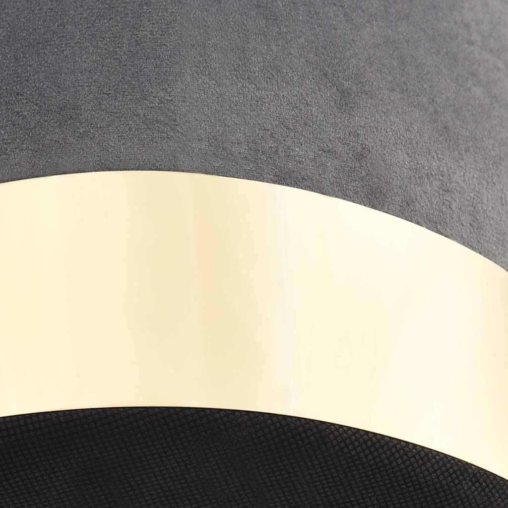 Banco 28 x 36 cm veludo azul-claro e dourado