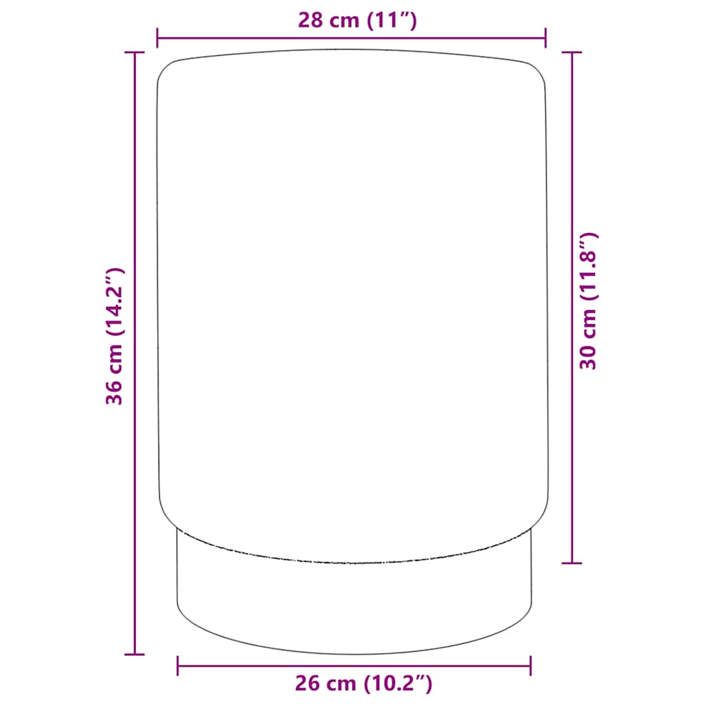 Banco 28 x 36 cm veludo azul-claro e dourado