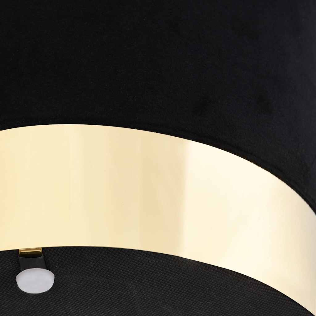 Banco 28 x 36 cm veludo azul-claro e dourado