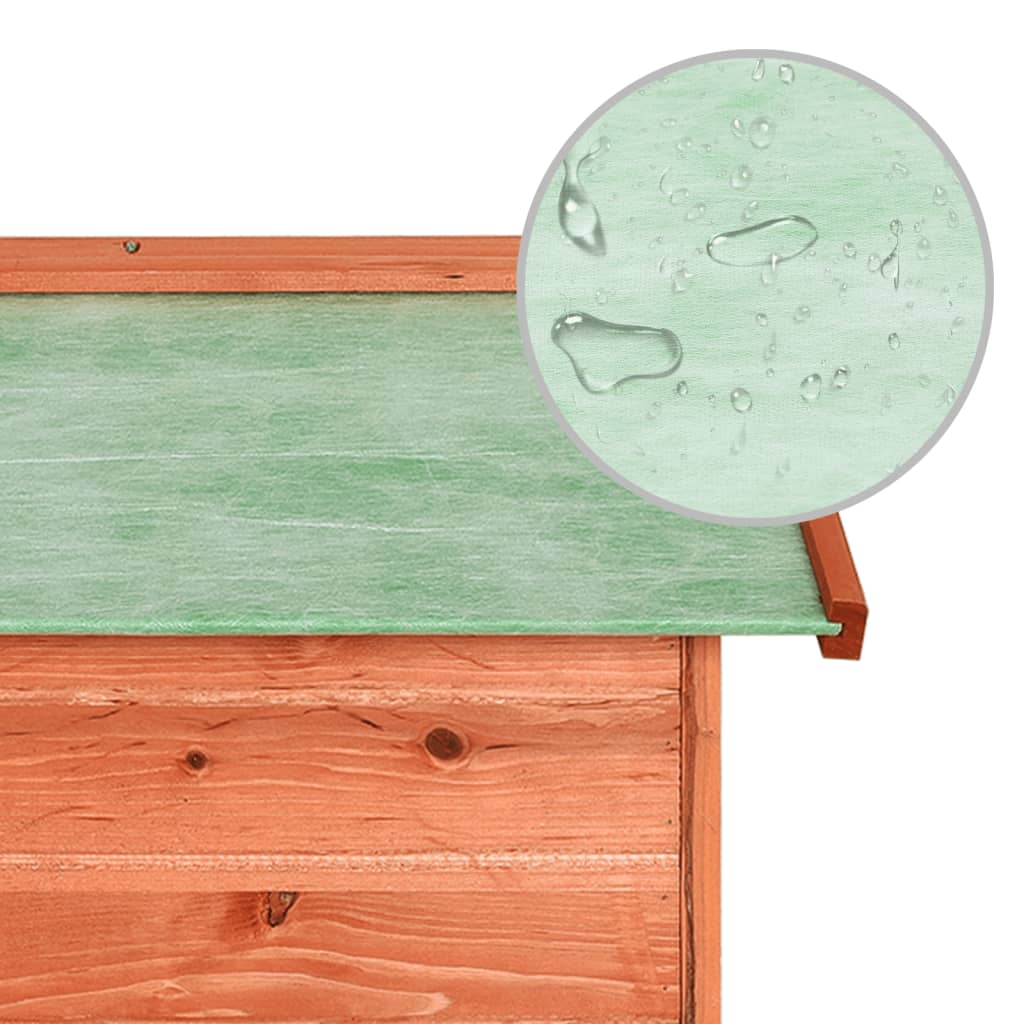 Abrigo p/ cortador de relva 72x87x50 cm abeto cinzento e branco