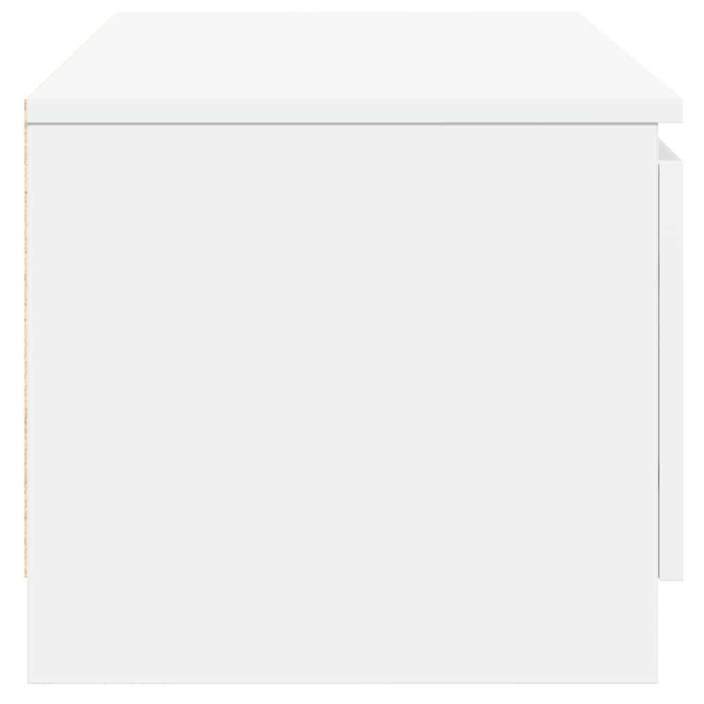 Móvel para TV 140x40x35,5cm derivados madeira branco brilhante