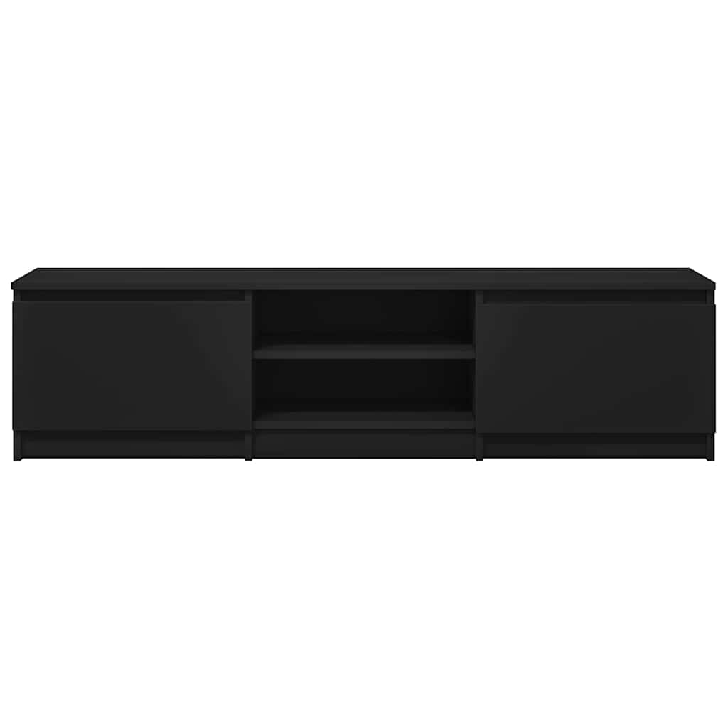 Móvel para TV 140x40x35,5cm derivados madeira branco brilhante