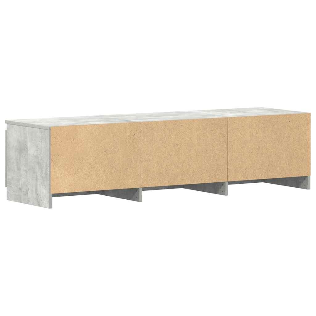 Móvel para TV 140x40x35,5cm derivados madeira branco brilhante