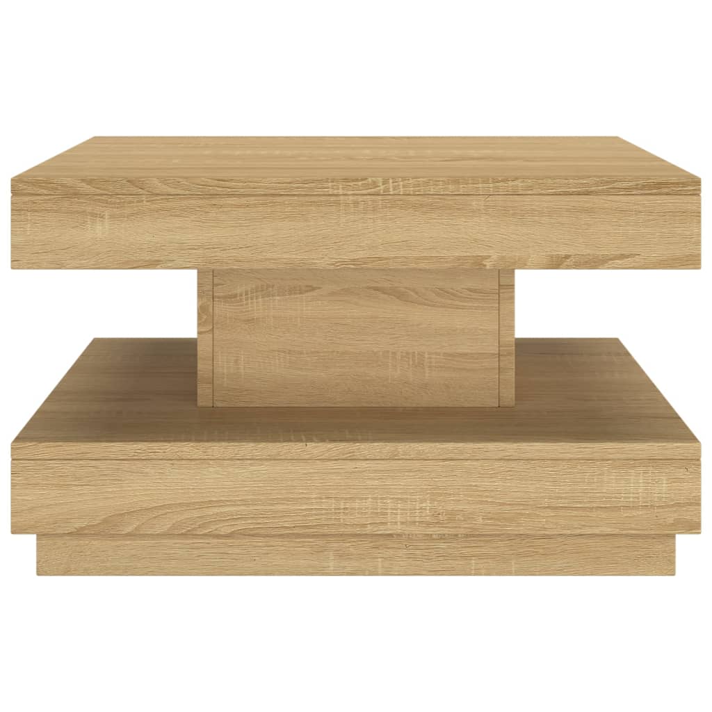 Mesa de centro 60x60x35 cm MDF cinzento